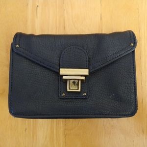 Merona Leather Chain Strap Cross-Body Clutch / Bag